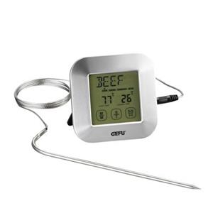 GEFU Digitales Bratenthermometer mit Timer PUNTO silber