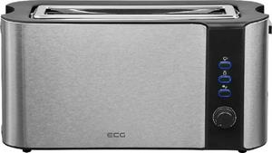 ECG Toaster ST10630, SS Langschlitztoaster 2 Scheiben Auftaufunktion Aufwärmfunktion