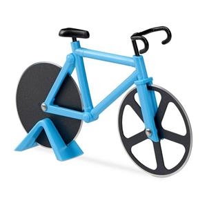 RELAXDAYS Pizzaschneider »Fahrrad Pizzaschneider«, Blau