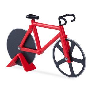 RELAXDAYS Pizzaschneider »Fahrrad Pizzaschneider«, Rot