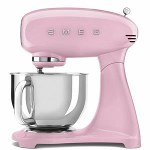 Smeg Küchenmaschine 50's Style, Küchenmaschine mit 4,8 l Edelstahlschüssel, Full-Color, Planet-Rührwerk, Direkt-Drive Motor, 10 GeschwindigkeitsstufenCadillac Pink