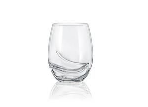 Crystalex Rotweinglas »Turbulence Kristallglas 500 ml 2er Set«, Kristallglas