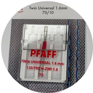 PFAFF Nähmaschine Original  Zwillingsnadel Stärke 70/ 1,6 mm - 1 Nadel