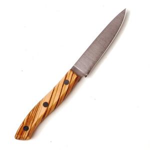 DasOlivenholzbrett Gemüsemesser »Messer mit Olivenholzgriff, Küchenmesser 15cm«