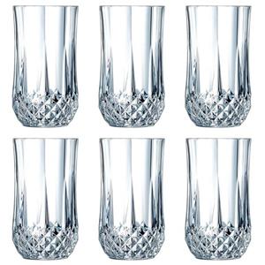 CRISTAL D´ARQUES Longdrinkglas »Longdrinkglas Longchamp ECLAT 6er Pack 360 ml«