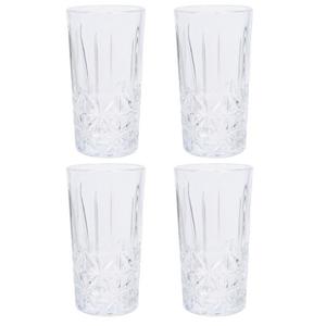 HTI-Living Longdrinkglas »Tringläser-Set 260 ml, 4 Stück geschliffen«, Glas, Longdrinkglas Kristallglas