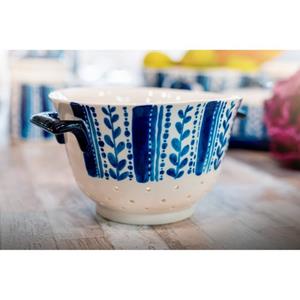 Neuetischkultur Küchensieb »Küchensieb Keramik gemustert«, Keramik, (1-St)