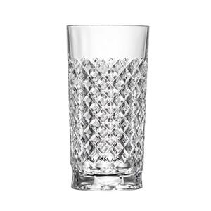 ARNSTADT KRISTALL Longdrinkglas »Longdrinkglas Karo hell (14 cm) Kristallglas mundgeblasen · handgeschliffen · Handmade in Germany«