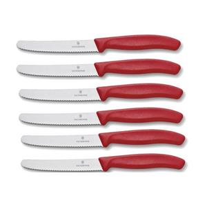 Victorinox Messer-Set »Brötchenmesser Tomatenmesser 6-teilig« (6-tlg), Messerset