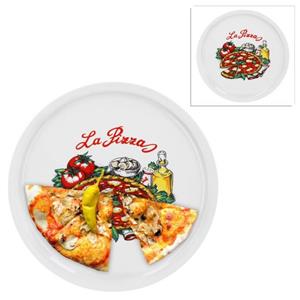 Van Well Pizzateller »2er Set Pizzateller Napoli groß - 30,5cm Porzellan Teller mit schönem Motiv - für Pizza / Pasta, den großen Hunger oder zum Anrichten geeign