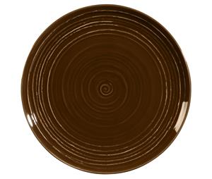 Seltmann Terra Earth Brown Plate flat 22.5 cm 6-pa