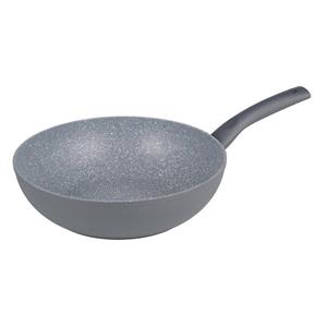 Michelino Wok »Wokpfanne Nora Grau«, Aluminium (1-tlg), perfekte Hitzeverteilung