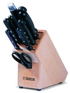 F. DICK Messer-Set » Holzmesserblock Superior 9-teilig Messerblock aus Holz + Messer«