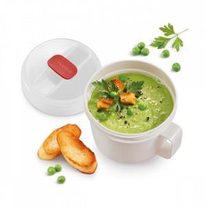 Tescoma Suppenschüssel »Suppentasse PURITY MicroWave«, Kunststoff, (Set, 1-tlg), Für den Kühlschrank geeignet, Spülmaschinengeeignet