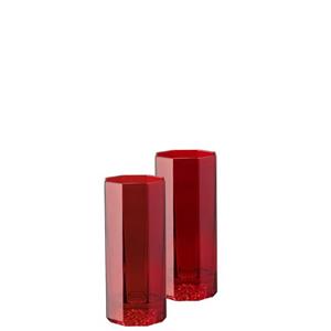 Rosenthal meets Versace Longdrinkglas »Medusa Lumiere rot im Geschenkkarton 2er Set Longdrink«, Kristallglas