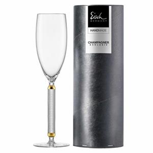 Eisch Champagnerglas »Matt Gold Champagner Exklusiv«, Kristallglas