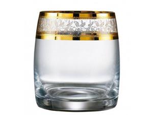Crystalex Likörglas »Ideal Gold 60 ml 6er Set«, Kristallglas, Goldrand, Gold Gravur