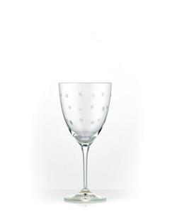 Crystalex Rotweinglas »Kate Sterne geschliffen Rotweingläser 400 ml 6er Set«, Kristallglas, geschliffen