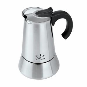 Jata Espressokocher Italienische Kaffeemaschine  CAX104 ODIN Edelstahl 4 Tassen