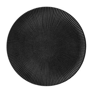 Bloomingville Speiseteller »Neri Plate, Black, Stoneware«, Teller Schwarz 29cm Steingut Gusseisen-Optik nordisches Design