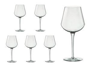 Bormioli Rocco Weinglas »6er Set Weingläser Small inAlto 38 cl aus erstklassigem Kristallglas, bessere Bruchfestigkeit, filigranes Design«