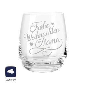 GRAVURZEILE Rotweinglas »Leonardo Weinglas mit Gravur - Frohe Weihnachten Mama - Geschenk für Mama ideal als Muttertagsgeschenk - Weißweinglas Rotweinglas als Geburtstagsgeschenk f&uu
