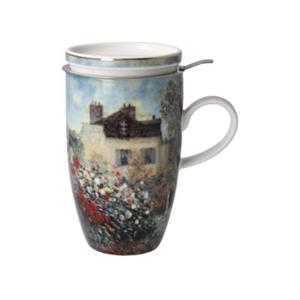 Goebel Teetasse mit Deckel und Sieb Claude Monet - Das Künstlerhaus bunt