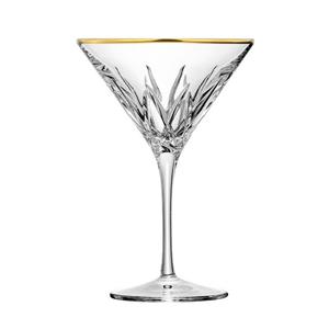 ARNSTADT KRISTALL Cocktailglas »Cocktailglas London Gold (17,5 cm) - Kristallglas mundgeblasen · handgeschliffen · Handmade«