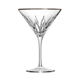 ARNSTADT KRISTALL Cocktailglas »Cocktailglas London Platin (17,5 cm) - Kristallglas mundgeblasen · handgeschliffen · Handmade in Ge«