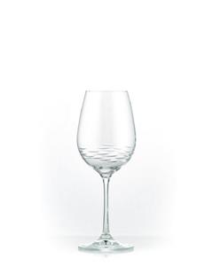 Crystalex Weinglas »Viola Stone klar geschliffen 350 ml 6er Set«, Kristallglas, poliertem Schliff