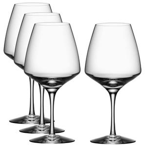 Orrefors Rotweinglas » Pulse Rotweinglas 46 cl 4 Stk. Höhe 19,2 cm, Ø 9,5 cm, Kristallglas«