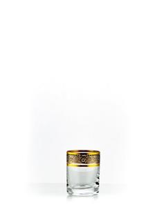 Crystalex Schnapsglas »Barline (gold/platin) Schnapsgläser 60 ml 6er Set«, Gravur, Kristallglas