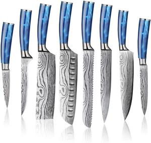 Home safety Messer-Set »8tlg. Messerset, Küchenmesser,Klingenlängen von 9cm bis 20cm« (Set, 8-tlg)