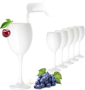PLATINUX Weinglas »Weiße Weingläser«, Glas, Set 6 Teilig 130ml (max. 320ml) Getränkeglas Weißweingläser Rotweingläser Trinkglas