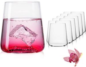IMPERIAL glass Glas »Trinkgläser«, Glas, 370ml (max. 450ml) Set 12 Teilig Wassergläser Saftgläser Longdrinkgläser Cocktailgläser