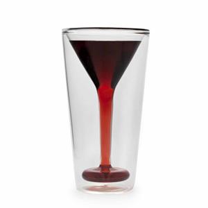 Thumbs Up Cocktailglas »Glastini«, Glas, Einzigartiges Design