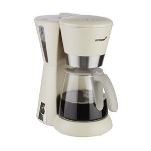Korona Filterkaffeemaschine Kaffeemaschine 10205, 1.25l Kaffeekanne, Papierfilter 4, Kaffeeautomat, Filterkaffeemaschine mit Glaskanne, 1,25 Liter Kapazität, für 10 Tassen, 1080 Watt, heraus