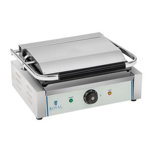 Royal Catering Kontaktgrill Kontaktgrill Elektro Gastro Edelstahl 230V 2200W Panini Toaster Grill, 2200 W