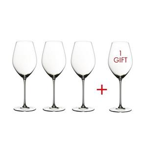 RIEDEL Glas Weinglas »Veritas Champagnerglas Kauf 4 Zahl 3«, Kristallglas