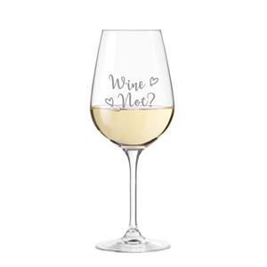 KS Laserdesign Weinglas »Leonardo Weißweinglas mit Gravur Wine Not℃ - Geschenke für Weinliebhaber, Geburtstagsgeschenke, Frauen & Männer, Freunde & Freundin«