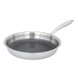 RESTO Kitchenware Bratpfanne »ALTAIR«, Stahl Tri-Ply (1-tlg), mit dreilagiger Basis (18/10 Edelstahl + Aluminium + 18/10 Edelstahl), Energieeinsparung 25 %, für alle Herdplatten auch 