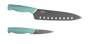 Steuber Messer-Set (Set, 2-tlg), Titanium-beschichtet ergonomischer Griff grün