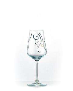 Crystalex Rotweinglas »Sandra Schweden 350 ml Rotweinglas 1er Set«, Kristallglas