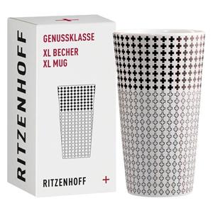 Ritzenhoff Kaffeebecher 0,5 l Genussklasse #3 schwarz