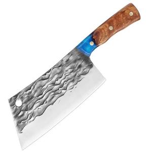 Muxel Kochmesser »Hackmesser, Metzgermesser aus geschmiedetem Stahl.«, gehämmerte Klinge
