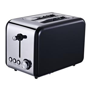 Michelino 2-in-1-Toaster 2-Scheiben Toaster Toastautomat mit Brötchenaufsatz, 850 W, Coll-Touch Gehäuse - mit herausnehmbarem Brötchenaufsatz