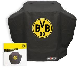 Grillfürst Grillabdeckhaube » Abdeckhaube / Schutzhülle 138 x 72 x 115 cm - Borussia Dortmund Edition für Weber Spirit 300er Serie«