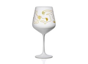 Crystalex Weinglas »Eclectic Mixology in weiß gold 550 ml 2er Set«, Kristallglas, 550 ml, 2er Set