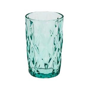 Werner Voß Longdrinkglas »2tlg. Longdrinkglas MARE aqua türkis Trinkglas 300ml mit Rautenmuster Beach House«