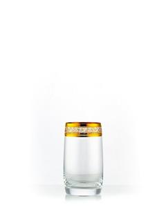 Crystalex Longdrinkglas »Ideal Gold Longdrinks 6er Set«, Kristallglas, Gold Gravur, Goldrand